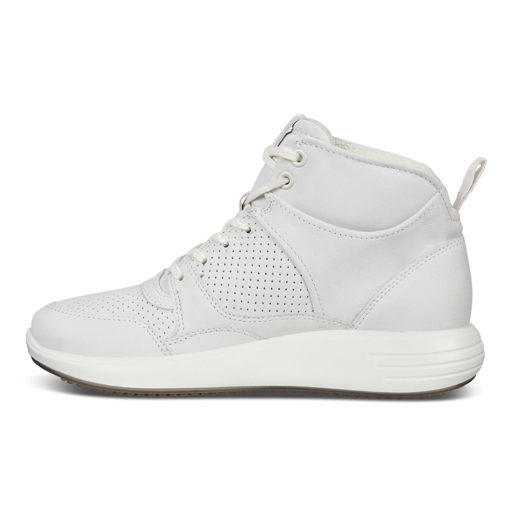 Womens Sneakers - ECCO Soft 7 Runner Boots - White - 2809SRVKI